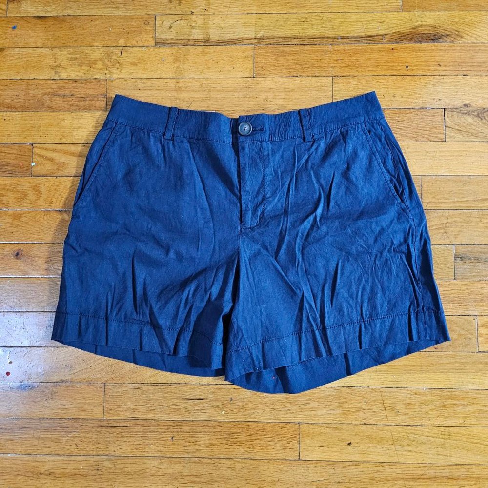 Vince Blue Linen Blend Shorts Women's Size 14